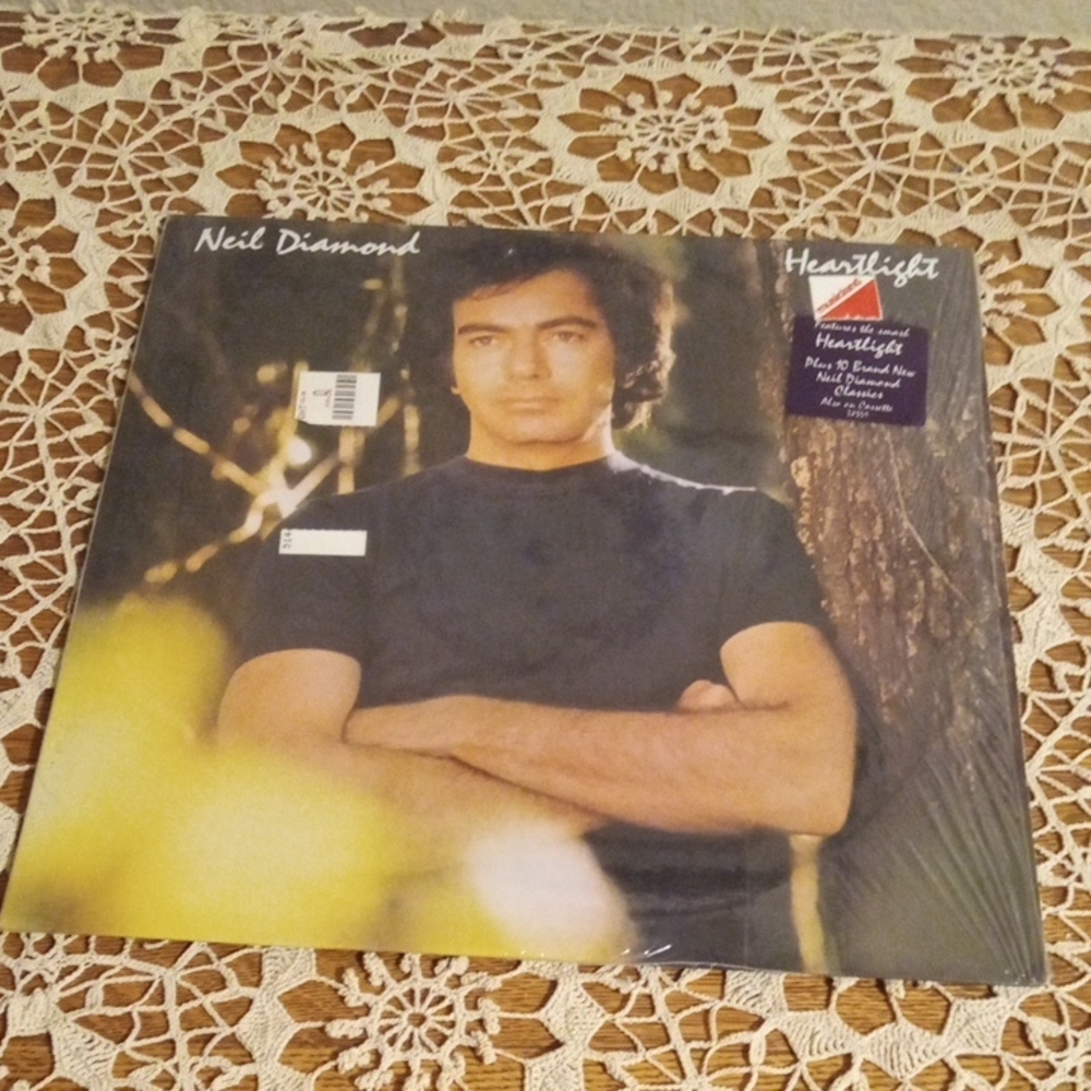 Columbia Vinyl Record with Black and Yellow Design